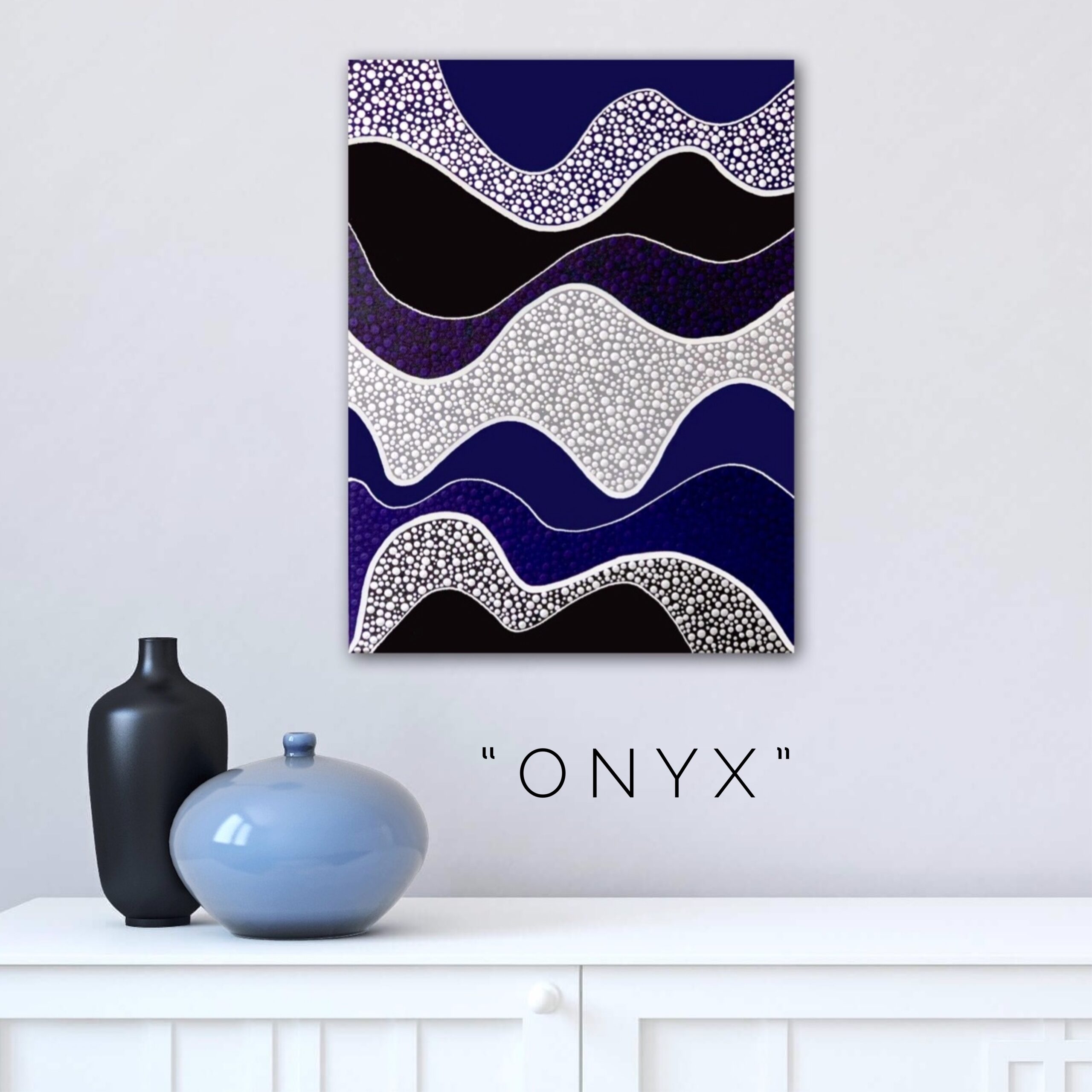 ONYX - Unique & Original Hand Painted Artworks | Nikki Silk | Brisbane ...