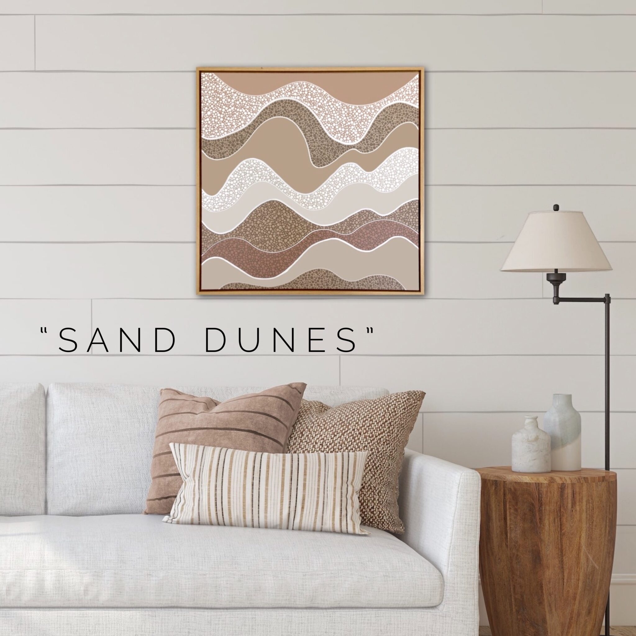 SAND DUNES Unique & Original Hand Painted Artworks Nikki Silk
