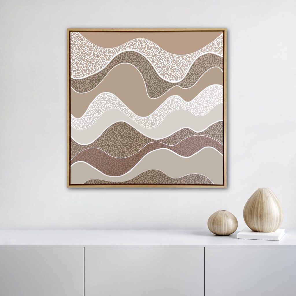 SAND DUNES Unique & Original Hand Painted Artworks Nikki Silk