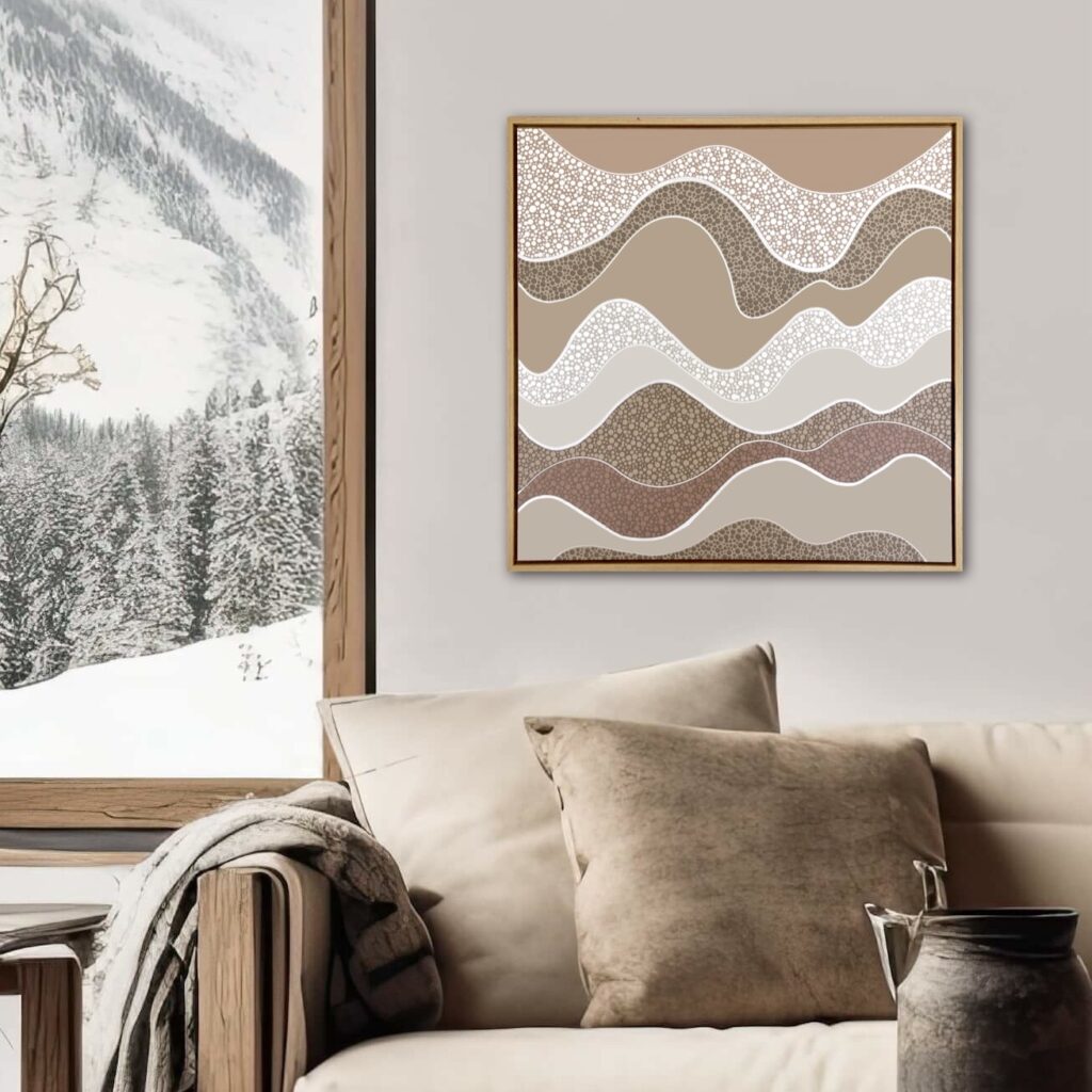 SAND DUNES Unique & Original Hand Painted Artworks Nikki Silk