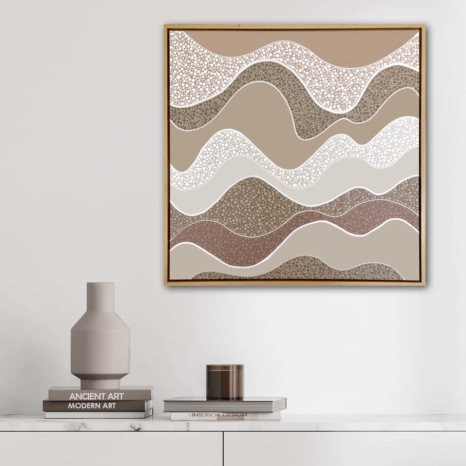 SAND DUNES Unique & Original Hand Painted Artworks Nikki Silk