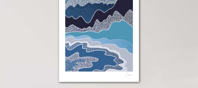“BLUE LAGOON” – PRINT